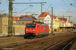 esslingen-am-neckar Als Tfzf kommt mir 189 056 aus Ulm bei der durchfahrt durch Esslingen/Neckar mir entgegen. (28,10,2010)