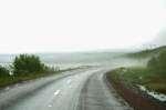 Auf dem Rckweg von Bjrkliden nach Kiruna fuhren wir durch diese Wolken/Nebellandschaft ohne Aussicht auf die Malmbanan. (22:06:2011)