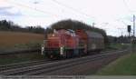 guterzuge Mit einem einzelnen G�terwagen hat 294 824 kaum Probleme als sie auf dem Weg nach Plochingen durch Ebersbach/Fils fahren. (30,03,2011)