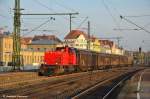 guterzuge G1206 (92 821275 833-2 D CTD) f�hrt mit G�terwagen auf dem Weg von Heidelberger Druckmaschinen AG in Ammstetten nach Wiesloch Walldorf als DGS 75790 durch Esslingen am Neckar. (15,11,2011)