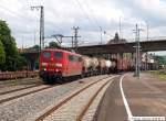 guterzuge Um 14:51 Uhr f�hrt 151 151-8 mit einem Gemischten G�terzug durch den Bf Plochingen in Richtung Stuttgart. (27,05,2010)