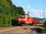 guterzuge Gemischter G�terzug mit 185 090-8 auf dem weg aus M�nchen kommend nach Stuttgart fahrend. (31,07,2010)