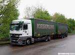 Hangerzug MB Actros ? - Spedition 'Kieserling' H�ngerzug in Untert�rkheim/Obert�rkheim. (01;05;2010)