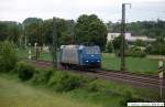 HGK Hafen - Und Guterverkehr Koln Um 18:10 Uhr kam �berraschend f�r die 'HGK' fahrend RSB Logistic 185 526-1 bei Reichenbach/Fils vorbei. (30,05,2010)