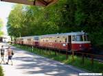 Drei HzL- MAN Triebwagen als „3-L�wen-Takt Radexpress Eyacht�ler“ sind gerade ...
