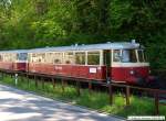 HzL Hohenzollersche Landesbahn AG VT 9 [95 80 301 009-6 D HzL] MAN-Triebwagen der HzL als „3-L�wen-Takt Radexpress Eyacht�ler“ in Eyach. (24,05,2010)