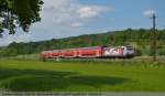 146 227 mit IRE 4227 auf dem Weg nach Ulm/Lindau ...