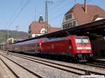 ire Eingefahrener IRE 4218 aus Lindau mit 146 209-2 in den Bf Plochingen zur weiterfahrt nach Stuttgart. (24,04,2010)