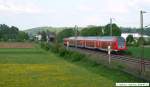ire Auf dem Weg nach Lindau f�hrt  IRE 4235 durch Reichenbach/Fils. (22,05,2010)