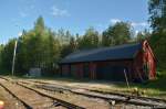 jokkmokk Nebengeb�ude der Bf Jokkmokk f�r Draisinen?. (15,06,2011)