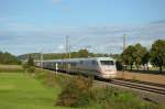 kbs-750-filsbahn Etwas �berrascht wurde ich von der Doppeleinheit ICE2 402 018 + 402 030 als ICE 592 auf ihrem Weg von M�nchen nach (Stuttgart)Berlin Ostbahnhof bei Ebersbach/Fils. (13,08,2011)