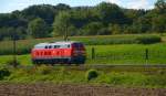 kbs-750-filsbahn Auftrag oder nur mal Auslauf bekommen, das die Reifen keine Flachstellen durch zu langes Stehen bekommt. 218 191 der S-Bahn Stuttgart auf ihrer Fahrt in Richtung Ulm bei Ebersbach/Fils. (16,08,2011)
