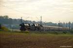 kbs-750-filsbahn Morgens 8:23 Uhr Ebersbach/Fils, der IGE Sonderzug mit 41 018 und 01 533 auf dem Weg von Ulm nach Stuttgart (Schorndorf). (23,09,2011)