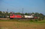 kbs-750-filsbahn 185 235 und 185 327 (kalt) mit Gemischten G�terzug durch Ebersbach/Fils in Richtung Stuttgart. (29,09,2011)