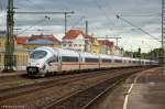 Mit offenem Maul und stark verdreckt 403 012 mit ?? ...