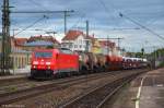 kbs-750-filsbahn 185 353 mit einem Gemischten G�terzug (u.a. neue Audi) durch Esslingen am Neckar in Richtung Stuttgart/Kornwestheim. (12,10,2011)