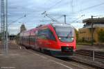 kbs-750-filsbahn �berraschung in Esslingen am Neckar als der 643 014/514 leider auf Gleis 6 in Richtung Stuttgart f�hrt. (12,10,2011)