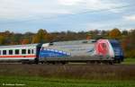 101 060 mit IC 2261 auf ihrem Weg von Karlsruhe ...