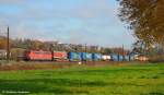 151 084 mit KLV durch Ebersbach/Fils in Richtung Stuttgart/Kornwestheim. (10,11,2011) ...