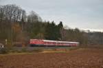 143 201 mit RB 19334 von Geislingen/Steige nach Stuttgart bei ...
