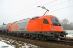 kbs-750-filsbahn 1216 903 (RTS) mit Kesselwagen durch Lonsee in Richtung Ulm. (27,01,2012)