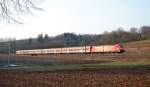 kbs-750-filsbahn 146 210 mit IRE 4244 mit n-Wagen auf ihrem Weg durch Ebersbach/Fils in Richtung Stuttgart. (01,02,2012)