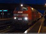 KBS 761 218-Abschied Sag zum Abschied leise 'Servus' mit Lok-bespannten Z�gen auf der Teckbahn. Hier RB13968 an 16:46 Uhr / ab 16:53 Uhr als RB13973 von Kirchheim unter Teck nach Wendlingen am Neckar und zur�ck nach Oberlenningen hier in Wendlingen am Neckar. (11.12.2009)
