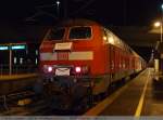 KBS 761 218-Abschied Sag zum Abschied leise 'Servus' mit Lok-bespannten Z�gen auf der Teckbahn. Hier RB13976 an 18:46 Uhr / ab 18:53 Uhr als RB13983 von Kirchheim unter Teck nach Wendlingen am Neckar und zur�ck nach Oberlenningen hier in Wendlingen am Neckar. (11.12.2009)