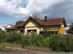 KBS 761 Modernisierung Hs Kirchheim/Teck - S�d eine Woche vor der Gleiserneuerung zwischen Kirchheim/Teck und Oberlenningen. Man beachte den Leichten Bewuchs auf dem ehemaligen abschnitt Kirchheim/Teck - Weilheim an der Teck. (28:08:2010)