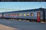 kiruna 2-Klasse Personenwagen Typ B9 (50742173014-8) der SJ steht abgestellt im Bf Kiruna f�r die Morgendliche Fahrt nach Lule� als IC 7011. (17,06,2011)