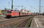 185 079 mit Fals-Wagenzug ...  Andreas Axmann 11.04.2011