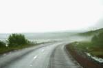 landschaftsbilder Auf dem R�ckweg von Bj�rkliden nach Kiruna fuhren wir durch diese Wolken/Nebellandschaft ohne Aussicht auf die Malmbanan. (22:06:2011)
