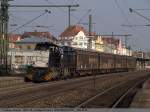 MaK G 1206 Mit einer Mak G1206 von der MRCE angemieteten Lok, f�hrt die Bayerische Cargobahn GmbH (BCB) die Wagen der Heidelberger Druckmaschinen AG von Amstetten nach Mannheim. (01,03,2011)