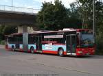 Regiobus Stuttgart abgestellt am Bahnhof Kirchheim unter Teck mit Werbung ...