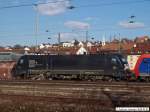 ES 64 U2-004 [LZB: 182 504-1] abgestellt am Untert�rkheimer G�terbahnhof. ...