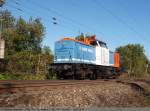 nbe-nordbayerische-eisenbahn 202 330-7 der Nordbayerische Eisenbahn bei Plochingen auf der Fahrt in Richtung Stuttgart. (10,10,2010)