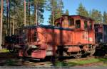 Norrbottens Jarnvagsmuseum Diesellok Z64 392 der SJ, Gebaut 1956 von der Kl�ckner-Humboldt-Deutz AG, K�ln (KHD) mit der Fabriknummer: 56335, Typ: T4M 625 R, Bauart: B-dh, Abgestellt im Norrbottens J�rnv�gsmuseum Lule�. (14,06,2011)