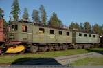Norrbottens Jarnvagsmuseum NSB Narvik E-Lok-Typ EL 12 2113/2115 im Norrbottens J�rnv�gsmuseum, TECHNISCHE DATEN: Baujahr: 1954, Gesamtgewicht: 190 Tonnen, Geschwindigkeit: 75 Stundenkilometer, Adhesjonsvekt: 160 Tonnen, Gesamtl�nge: 25.100 mm, Motoren: 2x1250 PS, Shaft Order: 1'D + D1 ', Raddurchmesser: 1530 mm, Transformers: 2x1840kVA, Max Zuggewicht: 3600 Tonnen. (14,06,2011)  