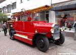 Oldtimer Automobilspritze Benz-Gaggenau  / berlandfeuerspritze oder Filderkraftspritze. Ab 1927 Bezirksmotorfeuerspritze, ab 1930 Motorfeuerspritze und ab 1949 LF 15-9 der Feuerwehr Vaihingen a.F. aus dem Winnender Feuerwehrmuseum am RemsTOTAL Tag in Winnenden. (16;05;2010)
