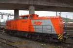 plochingen Auf einem Abstellgleis gleich zwei V100 -Ost von RTS hier die 293 004. (25,02,2012)