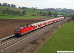 rb RB 19324 [Geislingen()Steige - Stuttgart Hbf] mit 143 195-6 bei Uhingen. (25,03,2010)