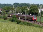 rb Nat�rliches Lichtspiel 1 / Ein 425 als RB 19351 um 17:42 Uhr bei frontalem Sonnenlicht auf der Fahrt von Stuttgart nach Ulm. (05,06,2010)