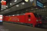re Baden-W�rttemberg(-Ticket)(`s) neue Werbelok 146 226 im Hbf Stuttgart. (13,12,2011)