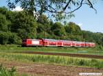 RE 19212 mit 146 201-9 auf der fahrt von Ulm ...
