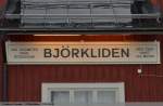 bjorkliden/148347/bahnhofsschild-bahnhof-bloerkliden-an-der-strecke Bahnhofsschild Bahnhof Blrkliden an der Strecke als Malmbanan (Erzbahn) Kiruna-Narvik gelegen. (20,06,2011)