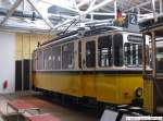 SHB Stuttgarter Historische Strasenbahnenahnen e.V. TW 610 der Baureihe 600 im Stra�enbahnmuseum Stuttgart. (11,04,2010)