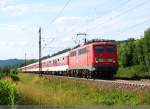 110 243-3 mit Sdz 13060 (Pilgerzug) Internationale Ministrantenwallfahrt - Rom ...