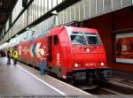 sonderzuge Die 185 587-3 der HGK 2055 hatte die Aufgabe den Metal Train vom 'Open Air  Wacken' als SDZ 2221 nach Stuttgart zu fahren. (08,08,2010)
