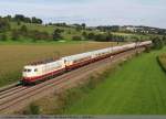 An der Nassachtalbr�cke bei Uhingen konnte ich 103 184-8 mit ...