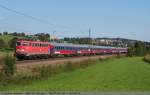 110 457-9 mit BTE-SdZ auf dem Weg nach Stuttgart an ...